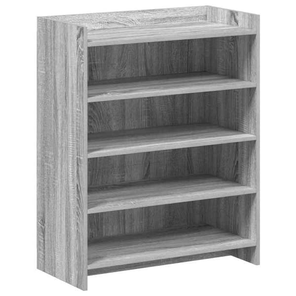 Maison Exclusive - Skab til sko Sonoma grå 73,5 x 36 x 92 cm