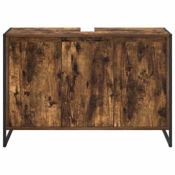Maison Exclusive - Badeværelsesskab Røget Eg 90 x 30 x 60 cm