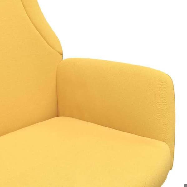 Maison Exclusive - Avkopplingsstol Gul senap Tyg