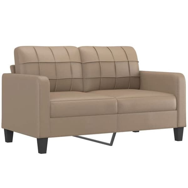 Maison Exclusive - Sæt af 3 sofaer med puder Cappuccino Simil læder