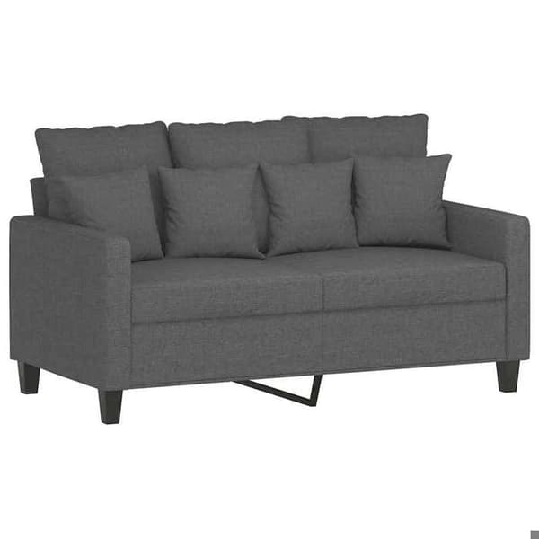Maison Exclusive - Tummanharmaa 2-paikkainen sohva 120 cm Kangas