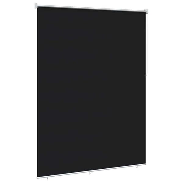 Rullegardin - EKSKLUSIV HUS - 100 x 230 cm - UV-beskyttelse - Polyester - Sort Svart