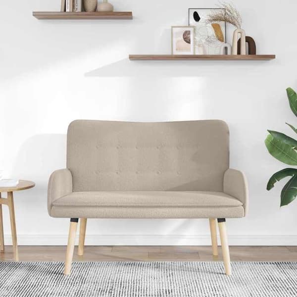 Maison Exclusive - Sofa 2 pladser Lys grå 115 x 61 x 87 cm Bouclé