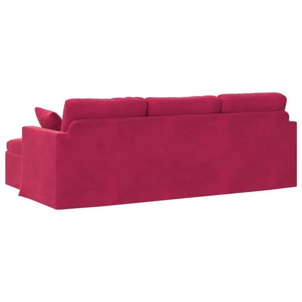 Maison Exclusive - Sofa Bordeaux 228 x 134 x 80 cm Velour