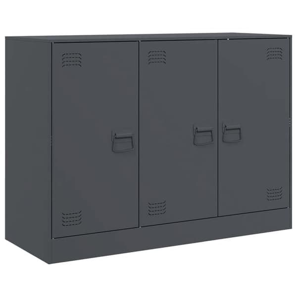 Maison Exclusive - Buffet antracit 99x39x73 cm stål