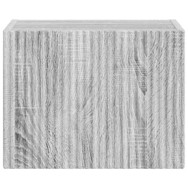 Maison Exclusive - Väggmonterad TV-möbel 39 x 31 x 29,5 cm Grå Sonoma Ingenjörsträ