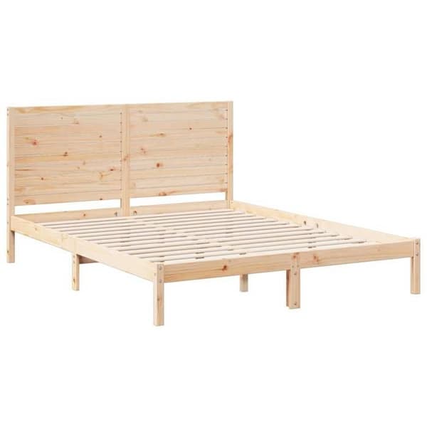 Maison Exclusive - Ekstra lang sengestel uden madras 140x210 cm massiv træ