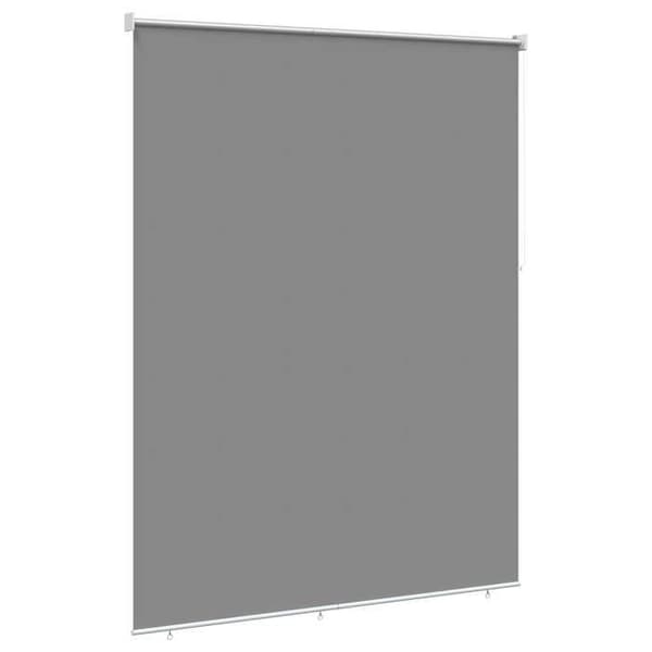 Maison Exclusive - Rullande utomhusbutik UV-skydd Ljusgrå Polyester