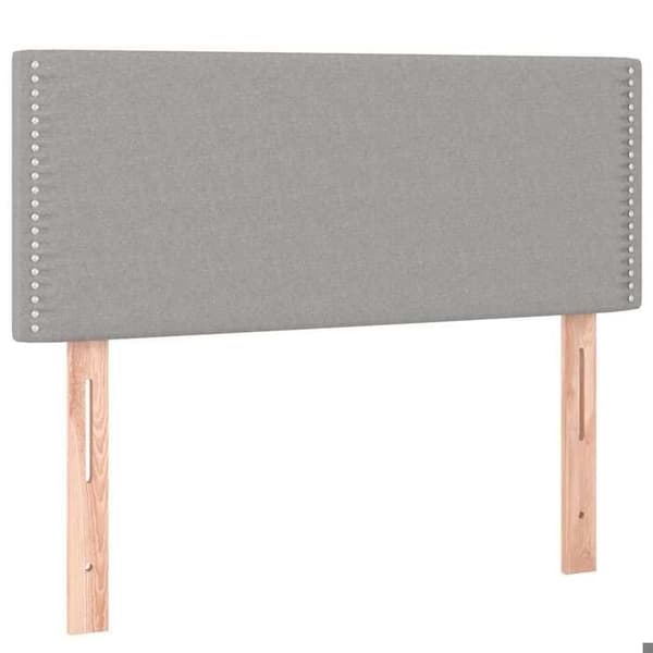 Maison Exclusive - Hovedgærde Lys grå 90x5x78/88 cm Stof