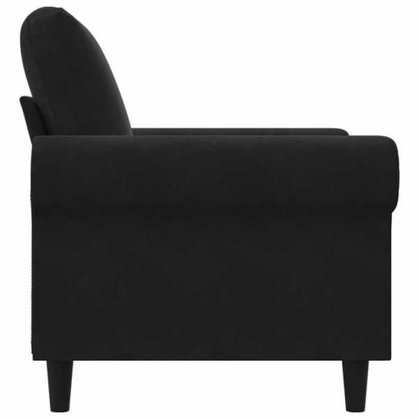 Maison Exclusive - Svart Fåtölj 60 cm Sammet Svart