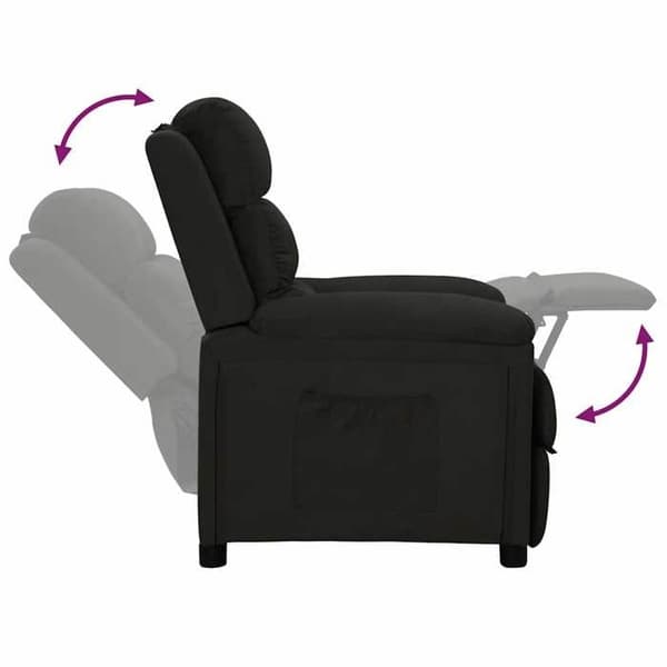 Maison Exclusive - Musta kangas nojatuoli