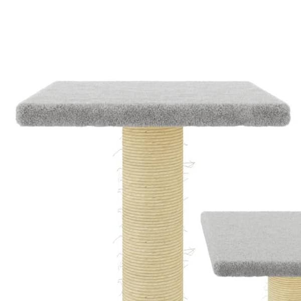 Maison Exclusive - Kattekradse med lys grå sisal 61 cm