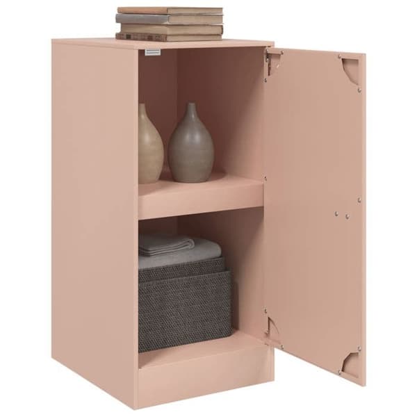 Maison Exclusive - Buffé rosa 34,5x39x73 cm stål
