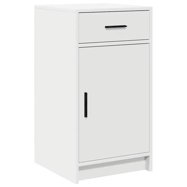 Buffet - EKSKLUSIVT HUS - 40 x 40.5 x 75 cm - Hvid - Ingeniørtræ - Leveres samlet Vit