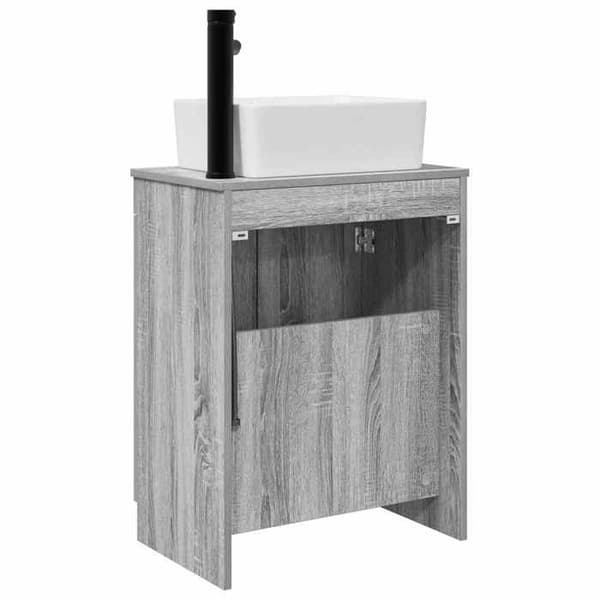 Maison Exclusive - Badrumsmöbel med handfat Sonoma grå 54 x 35 x 83 cm