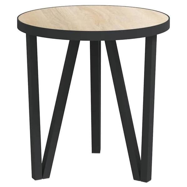 Maison Exclusive - Teatabel i Sonoma eg Ø35 cm MDF