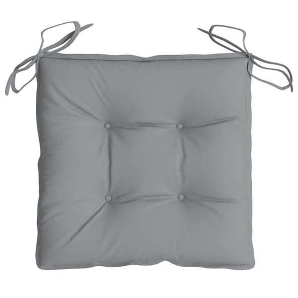 Maison Exclusive - Stolsdynor set om 4 grå 50x50x7 cm oxfordtyg grå