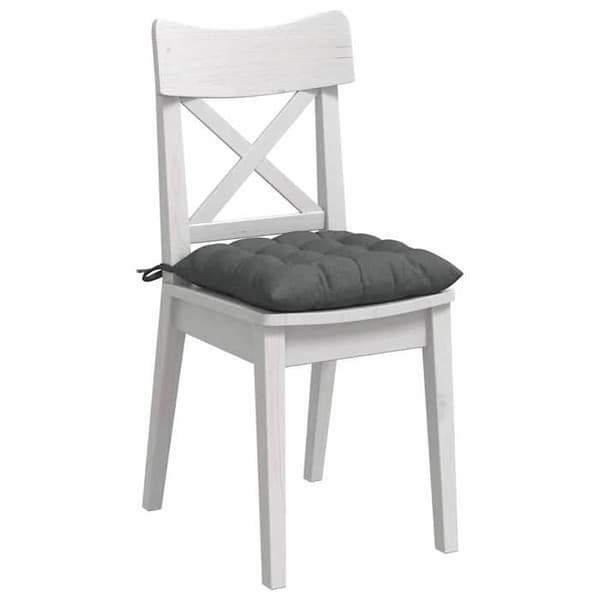 Sittkuddar - EXKLUSIVT HEM - Set om 4 - Mörkgrå - 40 x 40 x 6 cm - Polyesterfyllning Mörkgrå