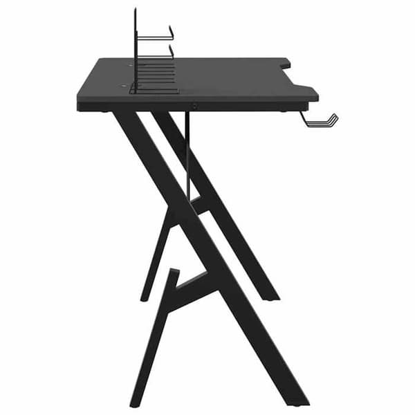 Maison Exclusive - Spilbord med Y-formede ben Sort 90x60x75 cm Svart