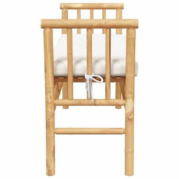 Maison Exclusive - Bänk för trädgård 2-sits 110 x 38 x 65cm Bambus Brun