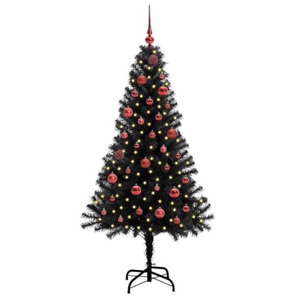 Maison Exclusive - Sort Juletræ 150 cm PVC Svart