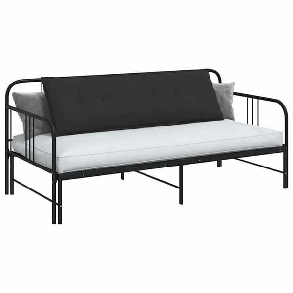 Maison Exclusive - Sort Rygpude 160 x 50 cm Mikrofiberstof