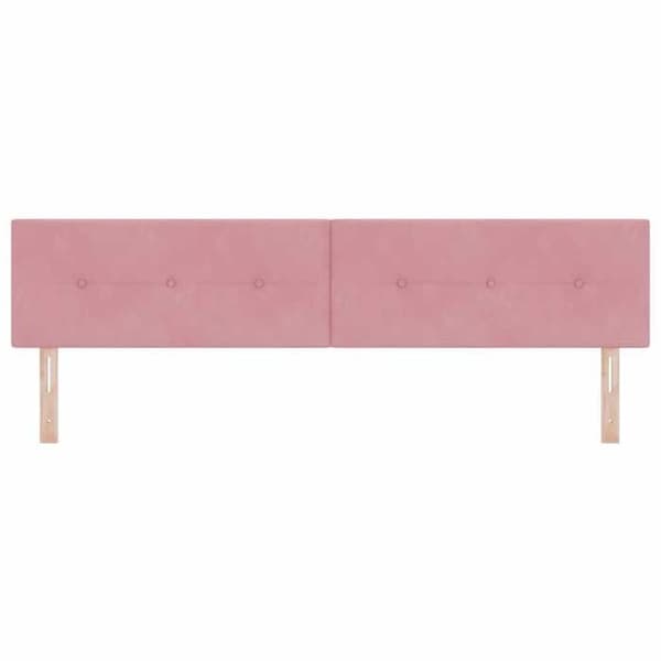 Maison Exclusive - Sänggavel Rosa 200 cm Sammet Ros