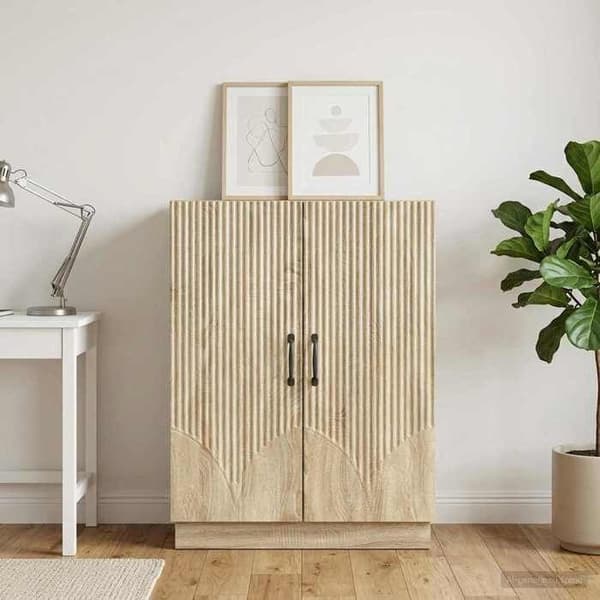 Maison Exclusive - Buffet Eg Sonoma 66 x 34,5 x 87 cm Ingeniørtræ