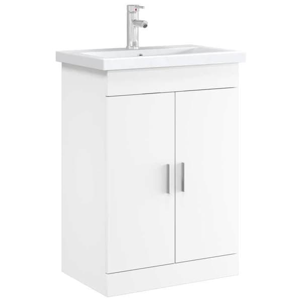 Maison Exclusive - Hvid badeværelses underskab 56 x 37,5 x 81 cm Vit