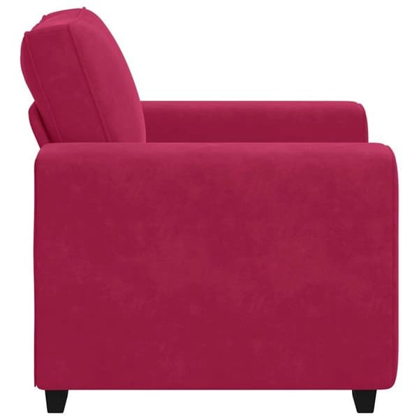 Maison Exclusive - Bordeaux punainen nojatuoli sohva 100x77x82 cm sametti