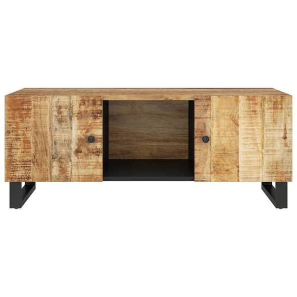 Maison Exclusive - Soffbord 100x54x40cm av solid mangoträ och ingenjörsträ