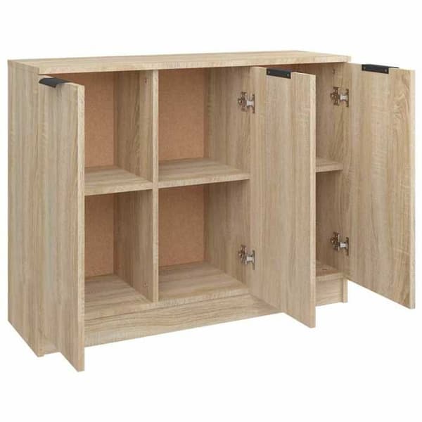 Maison Exclusive - Buffé Ek sonoma 90,5x30x70 cm Ingenjörsträ