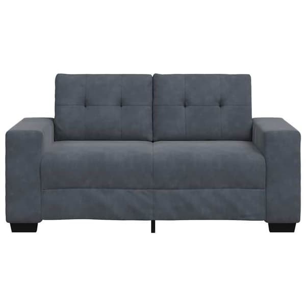 Maison Exclusive - Mørkegrå sofa 160x77x82 cm velour