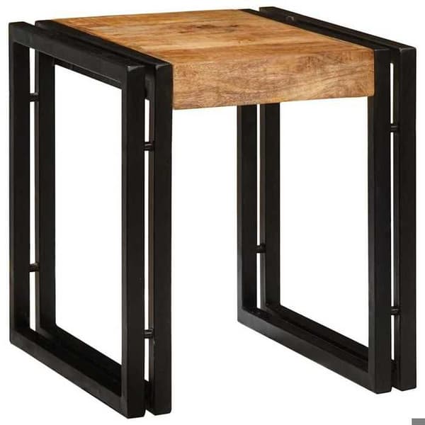 Maison Exclusive - 3-delad Nestingbord Brun och Svart 82 x 40 x 45 cm