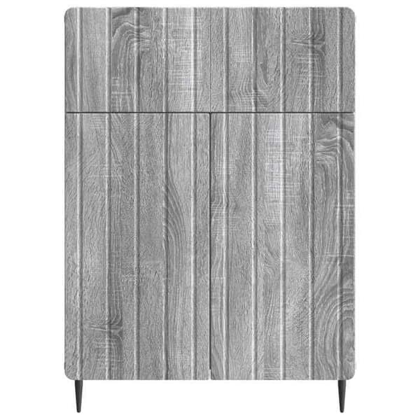 Maison Exclusive - Buffet Sonoma grå 66 x 34,5 x 92 cm Ingeniørtræ