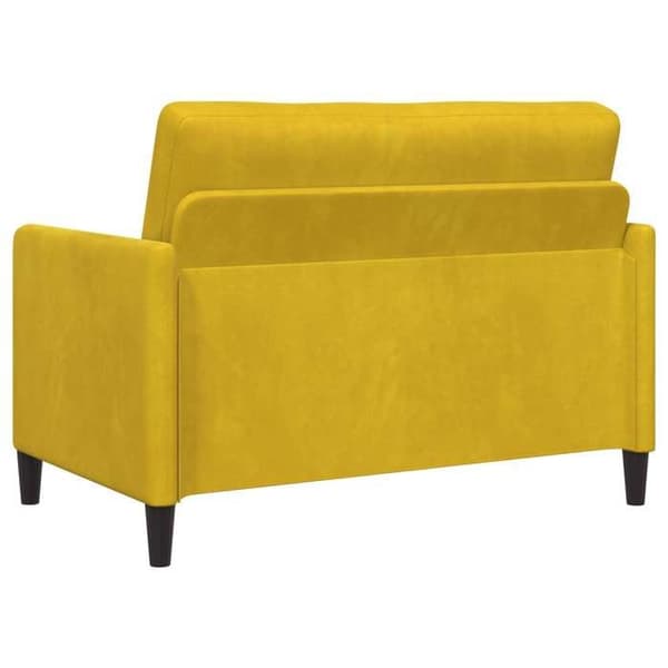 Soffa - EXKLUSIV HEM - 2 platser - Förvaring under sits - Gul - Polyester Gul