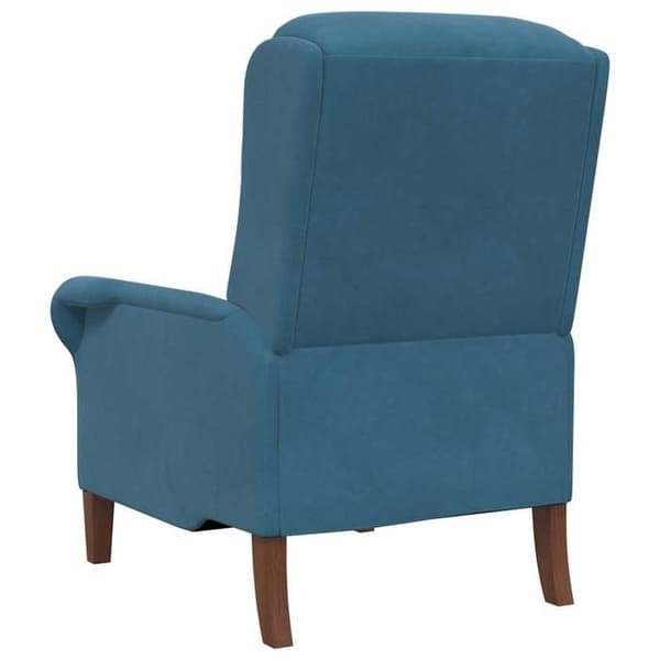 Maison Exclusive - blå velour lænestol