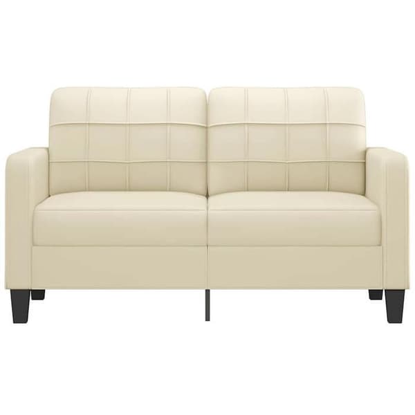 Maison Exclusive - 2-personers sofa Creme 140 cm Syntetisk læder
