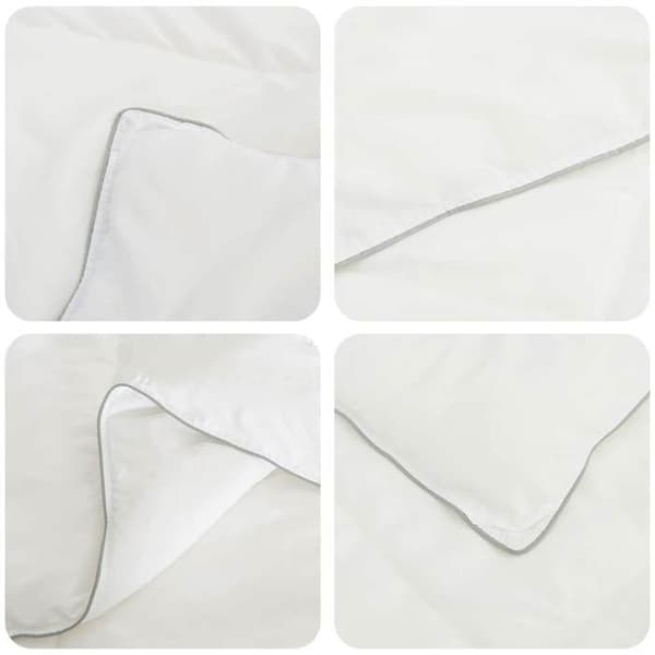 Couette - EKSKLUSIV HUS - 155x220 cm - 200 g/m² - 50% australsk uld - hypoallergenisk Vit