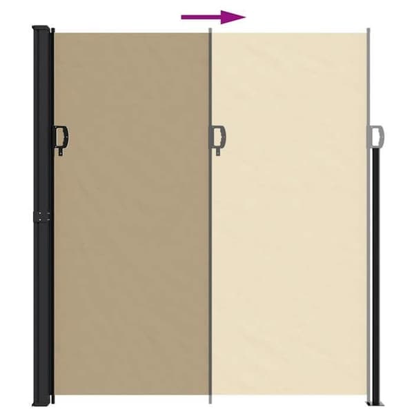 Maison Exclusive - Beige sidoventil 220x600 cm