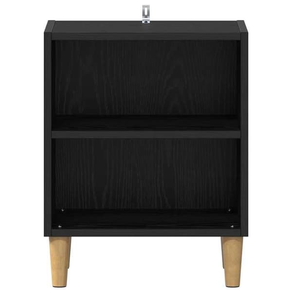 Maison Exclusive - 2-delt sengeskab i sort eg 40 x 30 x 50 cm