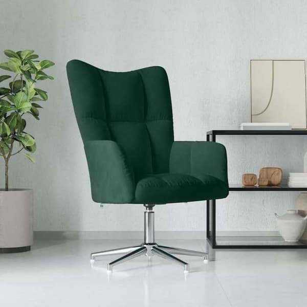Maison Exclusive - Mørkegrøn Velour Relax stol