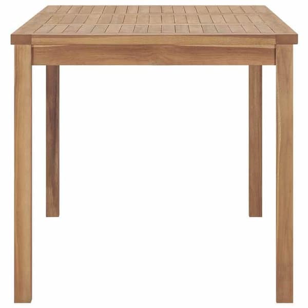 Maison Exclusive - Trädgårds matbord 140x80x77 cm i solid teakträ