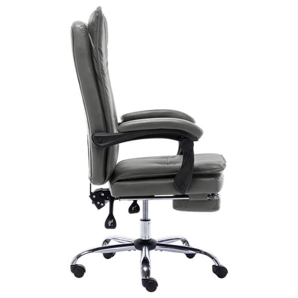 Maison Exclusive - Kontorstol Anthracite Similicuir antracit