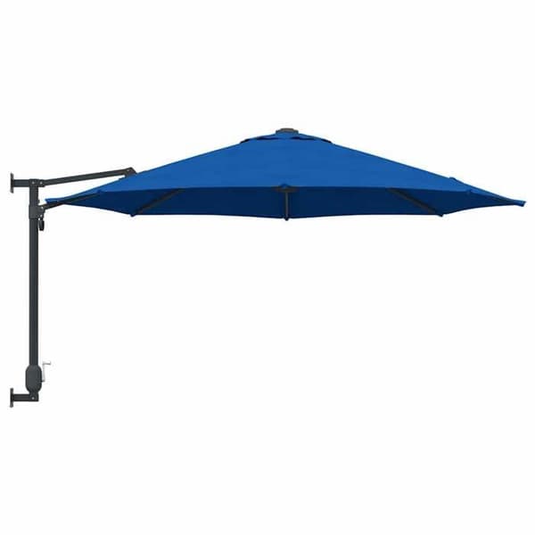 Maison Exclusive - Haveparasol 248 x 248 x 148 cm Polyester og Stål Azur