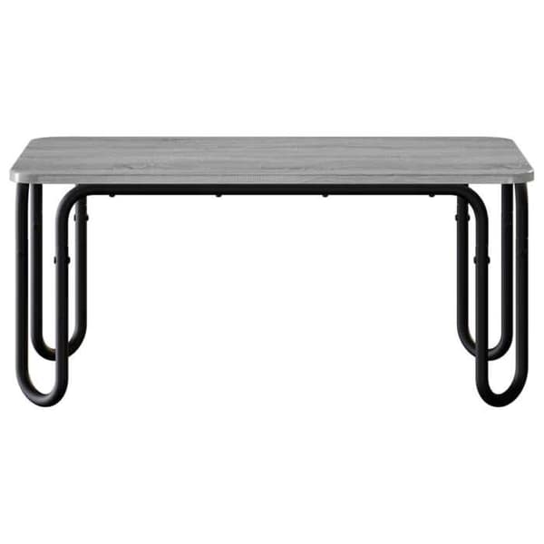Maison Exclusive - Soffbord Sonoma grå 100 x 50 x 45 cm Ingenjörsträ grå