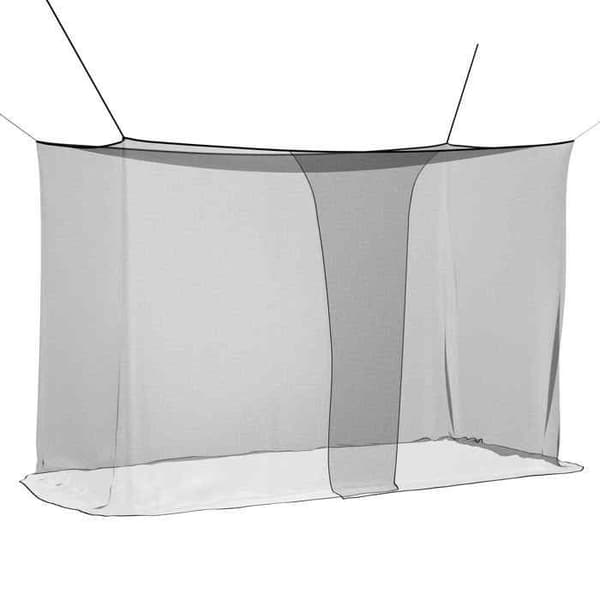 Maison Exclusive - Myggenet til seng 3 stk 156 mesh Sort Polyester Svart
