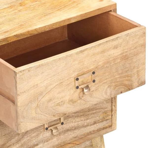 Maison Exclusive - Natbord 40x35x55 cm Solid mango træ kastanj