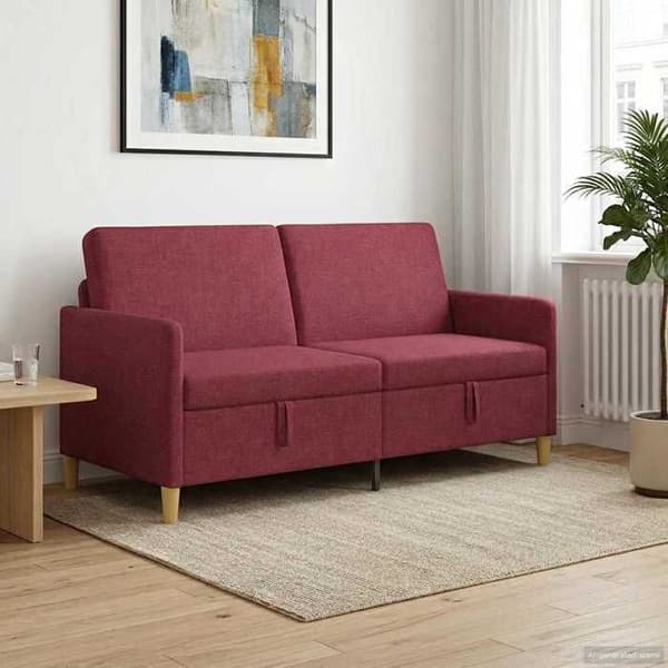 Maison Exclusive - Sofa med opbevaring Bordeaux 172 x 78 x 87 cm Polyester