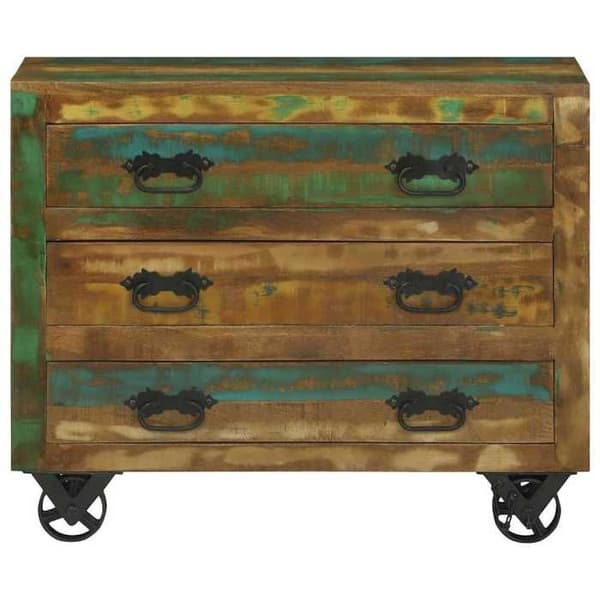 Maison Exclusive - Buffé med låda Brun 80 x 30 x 65 cm Återvunnet Trä Solid brun